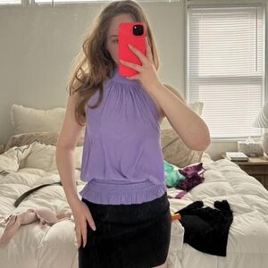 Ramy brook Purple halter top